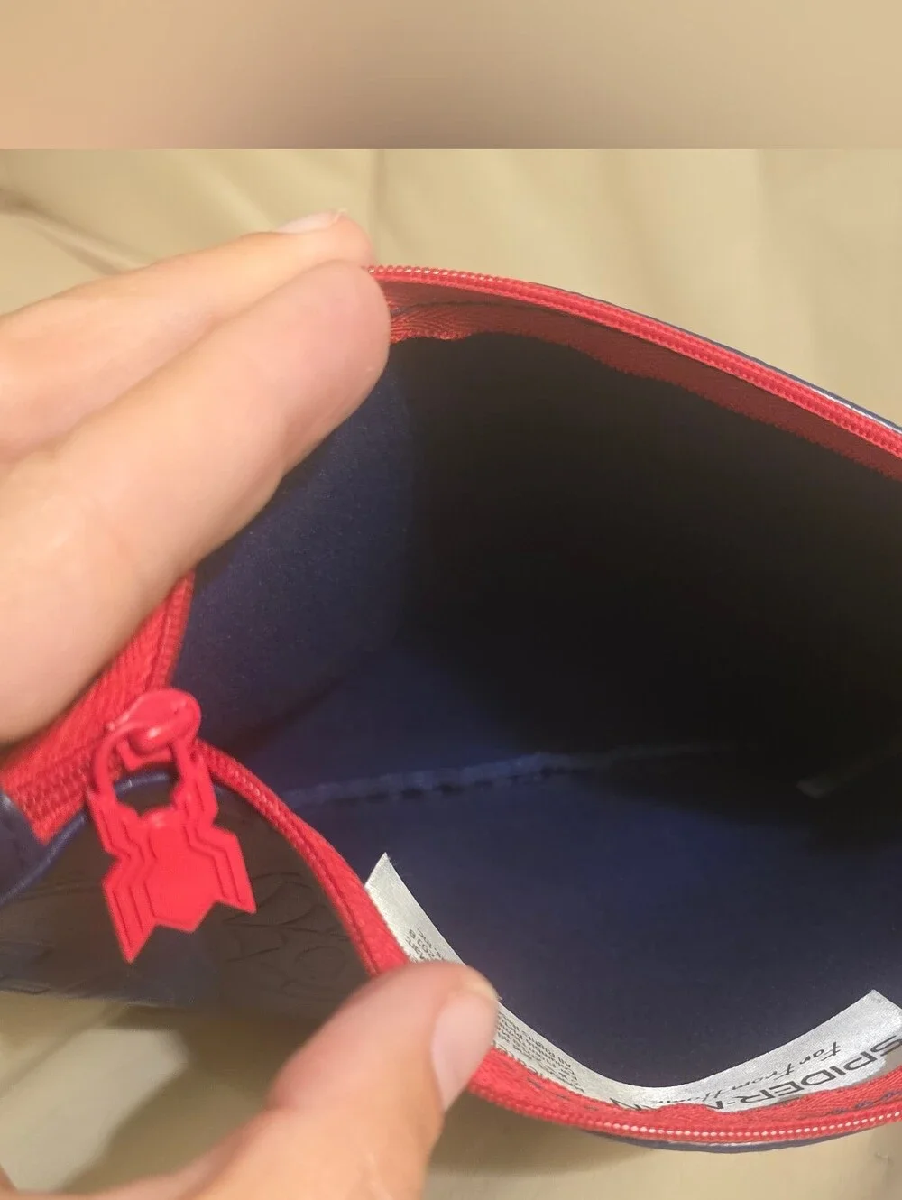 Spiderman Far From Home 2019 Blue Embossed Pencil Pouch